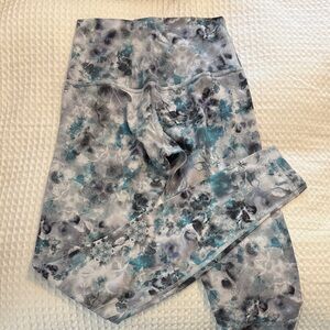 Floral Patterned Lululemon Leggings